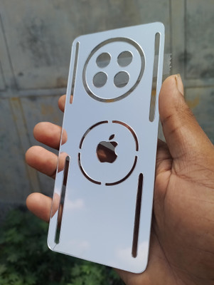 MOKPLZ REALME 12X 5G SILVER MIRROR BACK PANNEL Mobile Skin(Silver)