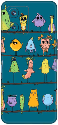 SKINADDA Realme 9 Pro 5G Premium Vinyl Mobile Skin(Multicolor)