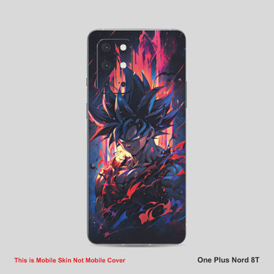 VYBE The Smart Choice One Plus Nord 8T Goku Mobile Skin Mobile Skin(Deep Rose 20)