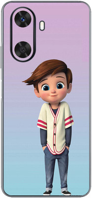 FCS Huawei Enjoy 60 Printed Back skin Mobile Skin(Cute Boy)