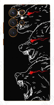 LAMHA Samsung Galaxy S23 Ultra 5G, samsung galaxy s23 ultra 5g Mobile Skin(Ultra Super Angry Wolf Wrap Sticker With High Matte Finish.)