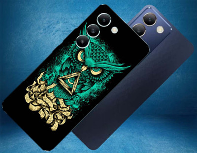 AsSkin Vivo T3 5G Mobile Skin(Green Owl Skin With Glossy Matte Finish.)