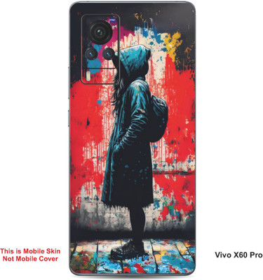 VYBE The Smart Choice Vivo X60 Pro Art Embossed Mobile Skin(Gravel 11)