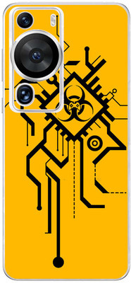 FCS Huawei P60 Pro Printed Back skin Mobile Skin(Yallow Tato)