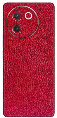 Vcare GadGets Leather Red V30e 5G Mobile Skin(Leather Red)