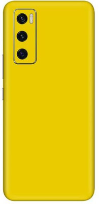 Vcare GadGets Vivo V20 SE Mobile Skin(Yellow Glossy)