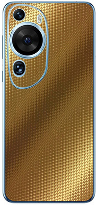 FCS Huawei P50 Pro Printed Back skin Mobile Skin(Carbon Fiber Gold Texture)