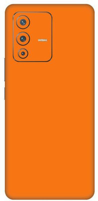 Vcare GadGets Orange Glossy vivo V23 Pro 5G Mobile Skin(Orange Glossy)