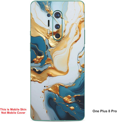 VYBE The Smart Choice One Plus 8 Pro Art Embossed Mobile Skin(Rich Maroon A3)