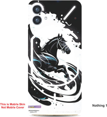 VYBE The Smart Choice Nothing 1 Wolf Embossed Mobile Skin(Moon Mist 5)