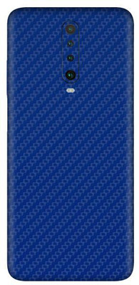 Vcare GadGets Poco X2 Mobile Skin(Fiber Carbon Blue)
