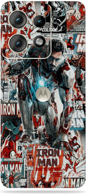 SkinoMania motorola edge 50 pro Premium Vinyl Mobile Skin (Multicolor) Mobile Skin(Ironman Comic)
