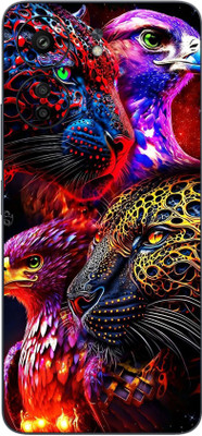 mehra Redmi 13C 4G Premium Lion 3D Premium Full Back & Side Coverage Theme Mobile Skin(Multicolor)