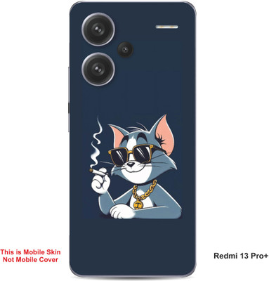 VYBE The Smart Choice Redmi 13 Pro Plus Tom Embossed Mobile Skin(Dark Blue Grey A1)