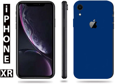 TJ CREATION Apple iPhone XR Mobile Skin(Ultra Blue Matte Skin With High Mattte Finish.)