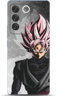 VYBE Vivo 27 Goku Mobile Skin Mobile Skin(Tea rose (Red) 30)