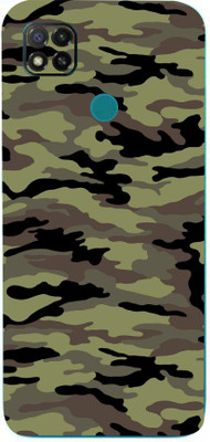 mtool Xiaomi Redmi 9 Active, xiaomi redmi 9 active Mobile Skin(Ultra Super Green Camouflage Skin With High Gloss Finish).)