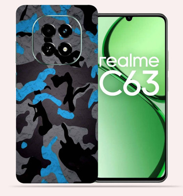 OggyBaba Realme C63 5g Mobile Skin(Camo Blue)