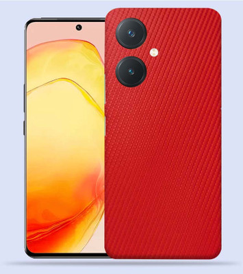 Mclaxa Vivo Y27 4G Red Carbon Fibre Mobile Skin(Red Carbon Fibre)
