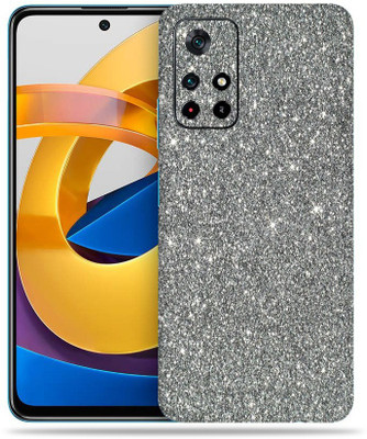SkinoMania Poco M4 Pro Mobile Skin(Grey-Glitter)