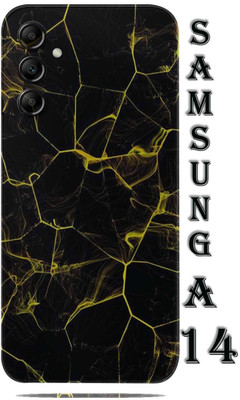 TJ CREATION SAMSUNG GALAXY A14 5G Mobile Skin(Ultra Super Black Abstract Skin With High Matte Finish.)
