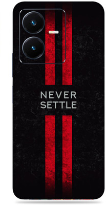 SkinoMania Vivo Y22 Mobile Skin(Multicolor Never Settle)