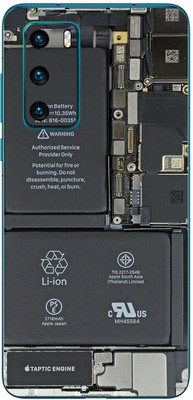 FCS Huawei P40 4G Printed Back skin Mobile Skin(Motherboard)