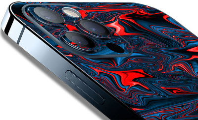 FCS Huawei Enjoy 20 SE Printed Back skin Mobile Skin(Red Motion)