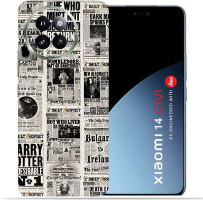 WeCre8 Skin's WeCre8 Skin's Xiaomi 14 Civi Mobile Skin(Harry Potter Paper)
