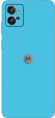 TJ CREATION Motorola G32, Moto G32, Motorola Moto G32 Mobile Skin(Ultra Super Lightblue Matte Skin With High Matte Finish.)