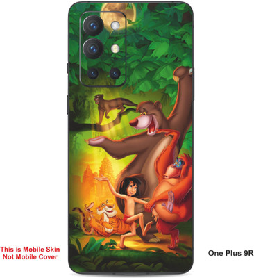 VYBE The Smart Choice One Plus 9R Jungle Book Embossed Mobile Skin(Green Pea 21)