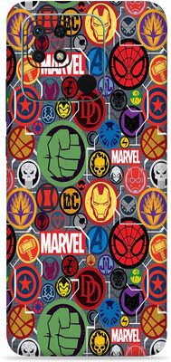 WeCre8 Skin's Redmi 10c Mobile Skin(Marvel Studio Multicolor Mobile Skin With Ultra Matte Finish)