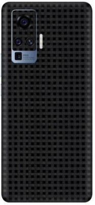 Vcare GadGets Vivo X50 Pro Mobile Skin(Black Mosaic)