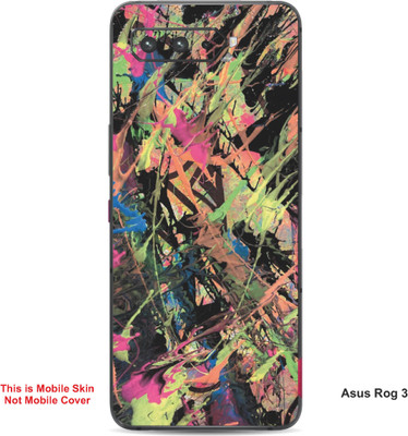 VYBE The Smart Choice Asus Rog 3 Art Embossed Mobile Skin(Donkey Brown 1)