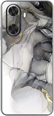 FCS Huawei Enjoy 60 Printed Back skin Mobile Skin(White Marble)