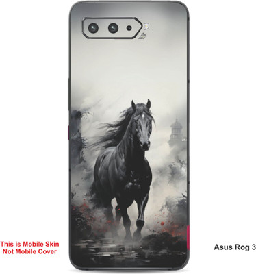 VYBE The Smart Choice Asus Rog 3 Wolf Embossed Mobile Skin(Flamingo Pink)