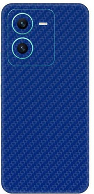 Vcare GadGets V25 5G Mobile Skin(Fiber Carbon Blue)