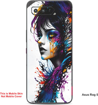 VYBE The Smart Choice Asus Rog 5 Art Embossed Mobile Skin(Desert Storm 1)