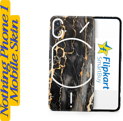 Flipkart SmartBuy nothing phone 1 skin ultra matte finish ready 2 used bh202gold broke Mobile Skin(Multicolor)