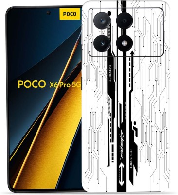 WeCre8 Skin's WeCre8 Skin's POCO X6 Pro 5G Mobile Skin(White CyberPunk)