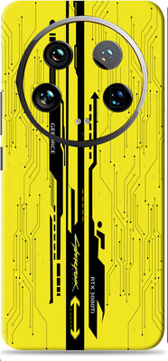 WeCre8 Skin's Xiaomi 14 Ultra Premium Vinyl Mobile Skin (Multicolor) Mobile Skin(Yellow-CyberPunk)