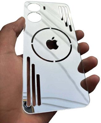 TWUAOP VIVO Y16, VIVO Y56 5G, VIVO T2X 5G, MIRROR BACK PANNEL ACRYLIC SHEET Mobile Skin(Silver)