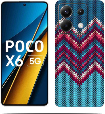 BugguSkin POCO X6 5G Mobile Skin(Ultra Super colorfully Skin With HiighQuality MatteFinish_thanks)