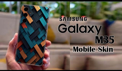 BUGGU SAMSUNG Galaxy M35 5G Mobile Skin(Ulltra Super Art-Pattern Skin With High Matte Finish., Mobile Skin (Back+Side+Camera))