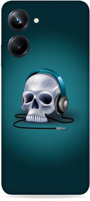 SkinoMania Realme 10 pro (5G) Mobile Skin(Multicolor Skull-Music)
