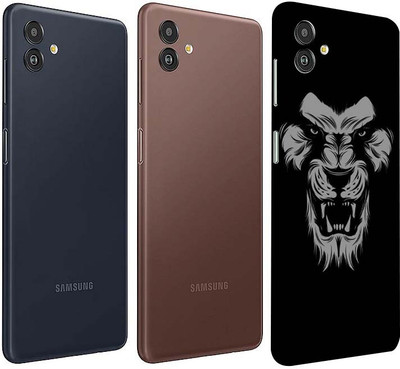 TJ CREATION SAMSUNG GALAXY M13 5G Mobile Skin(Ultra Super Black Lion Skin With High Matte Finish.)
