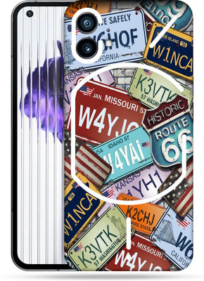 SkinoMania Nothing-Phone(1) Mobile Skin(Multicolor Car Number Plate)