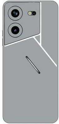 Vcare GadGets Pova 5 Pro (5G) Mobile Skin(Silver)