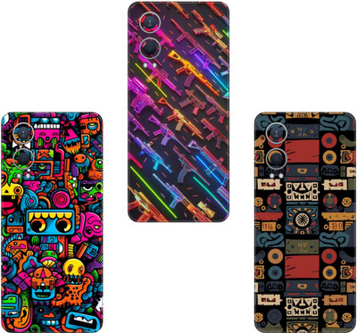 wrap craft REALME C63 COMBO(PACK OF 3)Camera&Back Protector Premium Vinyl Mobile Skin(Multicolor)