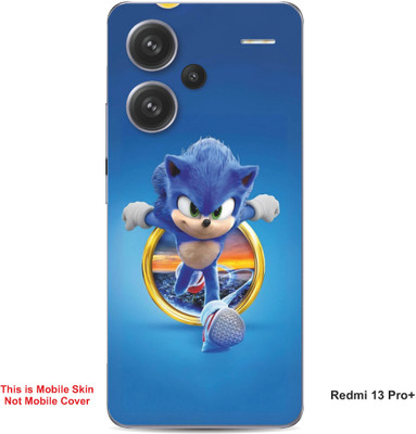 VYBE The Smart Choice Redmi 13 Pro Plus Sonic The Hedgehog Embossed Mobile Skin(Bluish A1)
